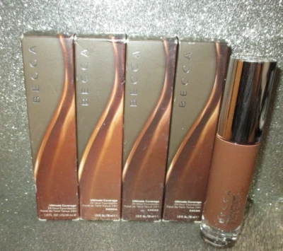 BECCA - Ultimate Coverage 24-hour Foundation CACAO, SIENNA, TONKA   1oz/30ml NIB - Image 1 of 2