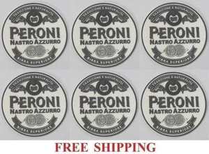 PERONI CINTA AZUL 6 BAR CERVEZA ESTERA SUPERIOR DERRAMES MONTAÑAS RUSAS NUEVA - Imagen 1 de 1