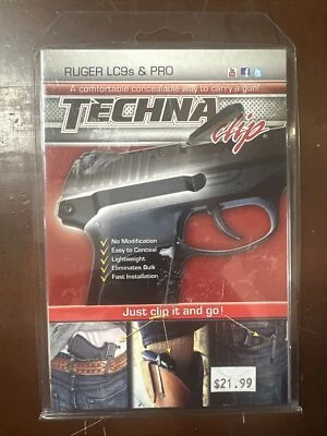 Amend2 Techna Clip Conceal Carry for Ruger LC9S/EC95 9mm, Right - LC9SBR- R1 - Image 1 of 4