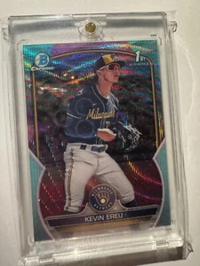 K281,780 - 2023 Bowman Chrome Aqua Pink Vapor Wave #BCP229 Kevin Ereu #/125 - Picture 1 of 1