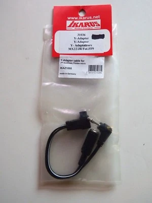 IKARUS - Y-ADAPTER CABLE - MX22/JR/FUT.FF9 - MODEL# 31036 - Image 1 of 2