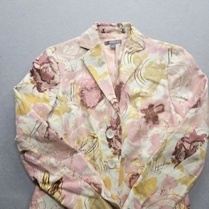 Ann Taylor Women's 16 Pink Floral Blazers - Picture 1 of 11