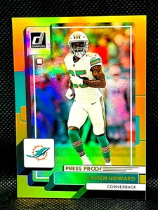 2022 Panini Donruss NFL - XAVIEN HOWARD #129 - Gold Press Proof - Holo Prizm SP - Picture 1 of 2