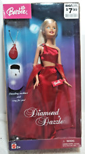 Barbie Diamond Dazzle Red Ruby 2004 Sealed box Ring Necklace New In Box Vintage
