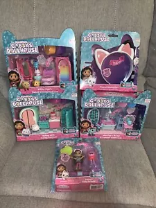 Gabbys Dollhouse Furniture Bedroom Bathroom Kitchen Musical Ears Figures Lot 5 - Picture 1 of 12