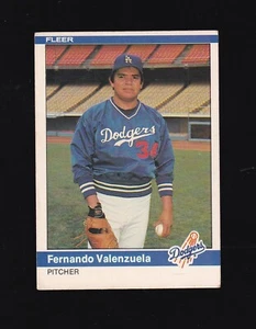 1984 Fleer Fernando Valenzuela #115 Los Angeles Dodgers - Picture 1 of 2