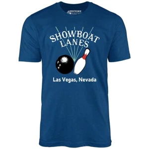 Showboat Lanes - Las Vegas, NV - Vintage Bowling Alley - Unisex T-Shirt - Picture 1 of 2