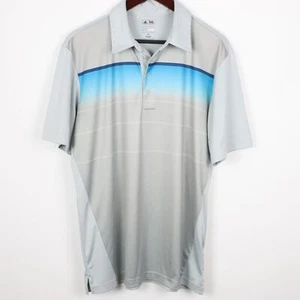 Adidas Mens Medium PureMotion CoolMax Golf Polo Shirt - Picture 1 of 7
