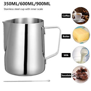 Stainless Frothing Pitcher Pull Flower Cup Barista Milk Jug Latte Decor Art Pen