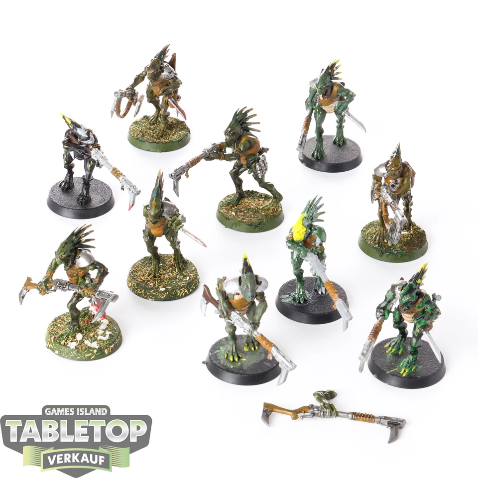 Tau Empire - 10x Kroot Carnivores - bemalt - Bild 1 von 1