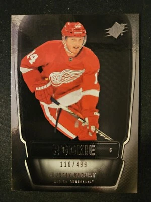 11-12 SPX Gustav Nyquist Rookie #/499 🚨🚨🚨 Detroit Red Wings  - Image 1 of 3