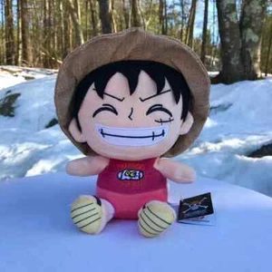 Offiziell lizenziertes einteiliges Luffy Plüschtier Plüschtier 8 Zoll - Bild 1 von 3