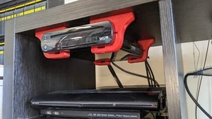 Nintendo Wii U Under Shelf Support Bracket Console Mount Shelf Mountable Stand - Picture 1 of 3