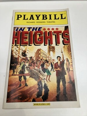 In The Heights Original Broadway Cast Playbill - Image 1 of 4