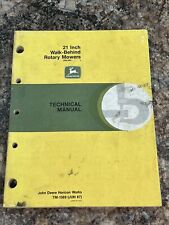 John Deere TM 1369 (JUN87) Technical Manual 21 inch Walk Behind Rotary Mowers