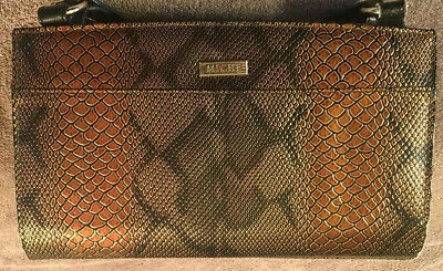 *USADO-Algo Desgaste* Miche Clásico Bronce Cocodrilo-Look Shell SOLO (ss - B8) Foto 1 de 4