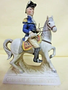 GRENADIER LAFAYETTE ON HORSEBACK MINIATURE EMPTY DECANTER 1979 EMPTY - Picture 1 of 3