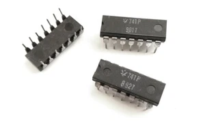 741P (LM148 / LM248 / LM348 / NJM4741D) QUAD Op. Amp. 741 IC - NOS (3 pieces) - Picture 1 of 2