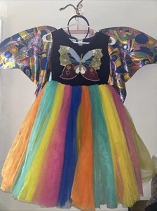 Rare Chasing Fireflies Wishcraft Stained Glass Butterfly Halloween Costume Wings - Picture 1 of 14