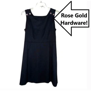 Vestido Ivanka Trump para mujer X-grande 16 oro rosa herrajes cuello cuadrado ajuste y acampanado - Imagen 1 de 8