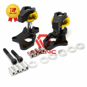 FXCNC Gold Frame Slider Crash Protector Guard For SUZUKI GSX-R 600 750 2006-2012 - Picture 1 of 9
