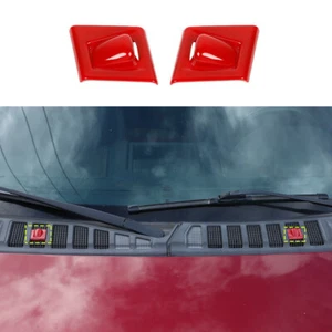 Exterior Wiper Water Spray Nozzle Cover Trim For Ford F150 2015+ Red Accessories - Foto 1 di 9