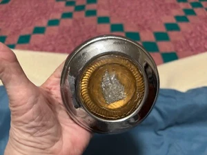 1950 PLYMOUTH STEERING WHEEL HORN BUTTON #1319916-DG EMBLEM - Picture 1 of 4
