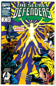 The Secret Defenders #2 - 1993 Marvel (en estado bastante bueno) Dr Strange / Wolverine - Imagen 1 de 1