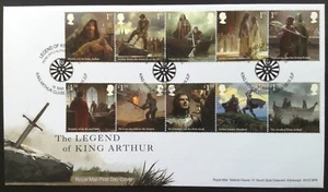 GB 2021 King Arthur Set on Unaddressed First Day Cover, King Arthur Close S/H/S - Picture 1 of 2