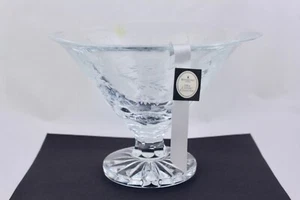 WATERFORD 18TH CENTURY FLORAL CUT CRYSTAL 10” FOOTED BOWL – NEW IN BOX - Picture 1 of 10