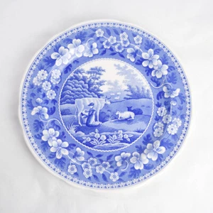 Spode Blue Room Collection Traditions Series Milkmaid 10.5" Dinner Plate - Picture 1 of 5