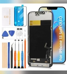 OLED for iPhone 13  Screen Replacement 6.1 inch Soft OLED 3D Touch Gac - Picture 1 of 7