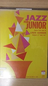 Jazz For Junior: Piano Solos By Louis Gordon: Music Score (D2) - Picture 1 of 1