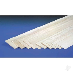 Hoja de balsa JP 1/8 pulgadas 6 pulgadas (36 pulgadas de largo) - Imagen 1 de 1