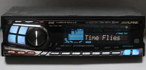 Alpine CDA-7877J 3-Way Compatible w/Remote Maintenance completed Tested Working - Picture 1 of 10