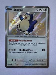 Pokemon TCG Snorlax 202/091 Paldean Fates Shiny Karte Near Mint - Bild 1 von 2