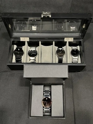 Reloj Pulsera Movado 0606092 Caja 40mm Acero Inoxidable Plateado, Correa Acero Inoxidable Foto 1 de 4