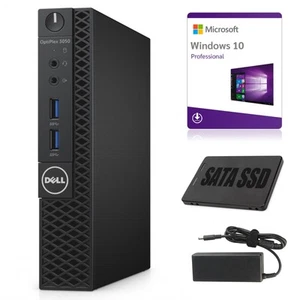 MINIATUROWY KOMPUTER Dell OptiPlex 3050 Micro i5 8GB 256GB SSD W10P KLASA A - Zdjęcie 1 z 9