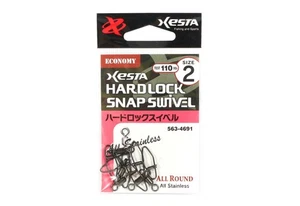 Xesta Hard Lock Snap Swivel Size 2 110 lb , 5 pieces (4691) - Picture 1 of 6