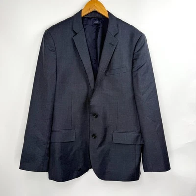 J Crew Ludlow Blazer Men's 42R Tollegno 1900 Sports Coat Italian Wool Navy - Image 1 of 4