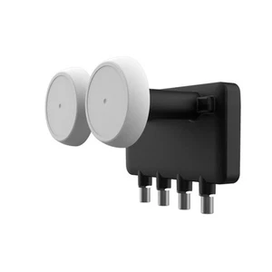 LNB Inverto Quad Monoblock 23mm, 6° para antena parabólica de 80cm con adaptador - Imagen 1 de 1