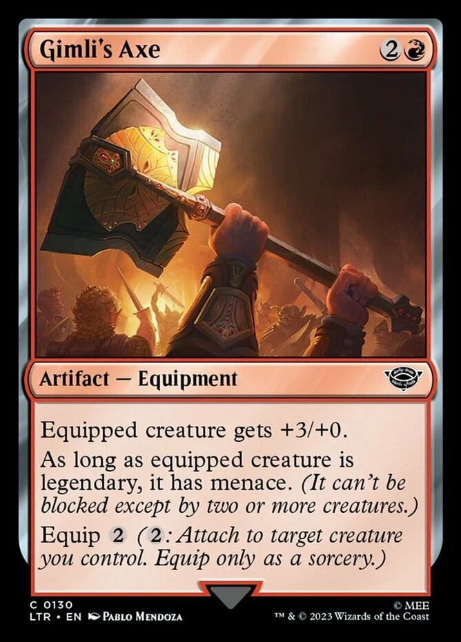 x1 Gimli's Axe - Lord of the Rings - NM - MTG - Image 1 of 1