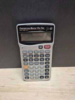 Calculated Industries Construction Master Pro Trig 4080 v3.1 Calculator w/ Guide - Image 1 of 4