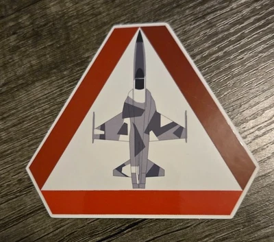 Calcomanía adhesiva militar Tactical Air/Tactical Air Support Inc Northrop F-5 jet Foto 1 de 2