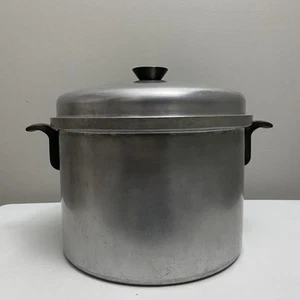 Vintage Guild Edge 8 Quart Quality Aluminum for Better Health Stockpot w/ Lid - Picture 1 of 14