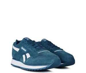 Reebok Clásico Royal Glide Ondulado Hombre Informal Gamuza Cuero Entrenadores Reino Unido 11 Verde azulado - Imagen 1 de 5