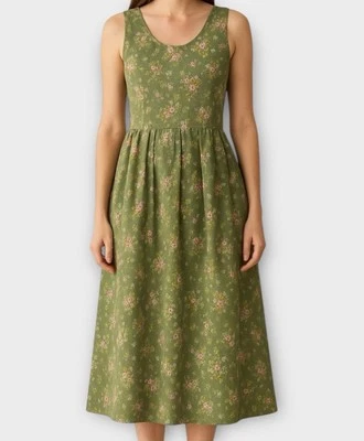 Vintage Laura Ashley Women’s Dress Size 8 Midi Floral Cottage Prairie 1970s 80s - Image 1 of 4