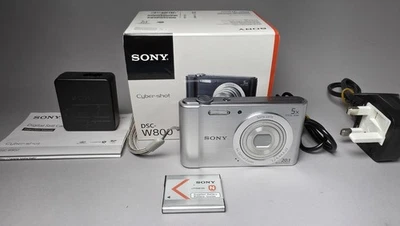 Sony DSC-W800 20.1MP Compact Camera Digital Fully Working  - Image 1 of 4