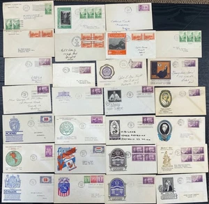Collection of over 210 1925-1948 mixed cachet First Day covers nice early group - Picture 1 of 8