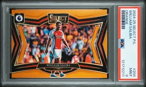 2024-25 Panini Select EPL William Saliba #204 naranja/75 PSA 9 [POP 1, 0 superior] - Imagen 1 de 3